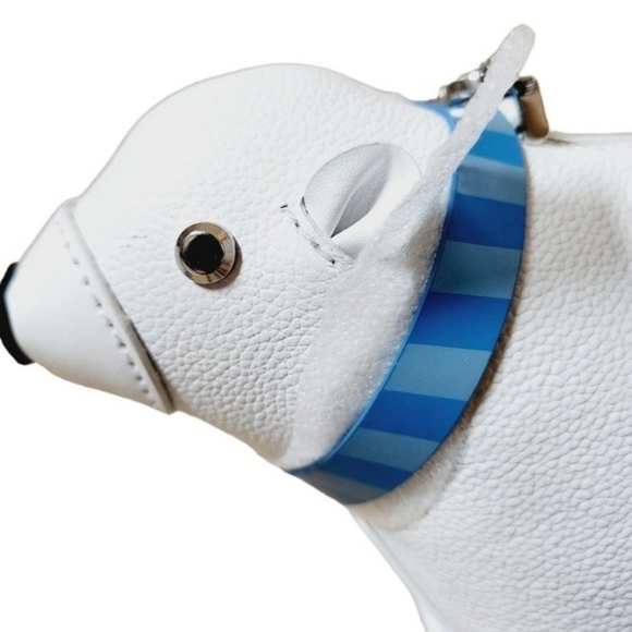 🤍🔹️ Kate Spade🔹️ Polar Bear Artic Friends White Leather Crossbody Novelty Bag - Picture 3 of 8